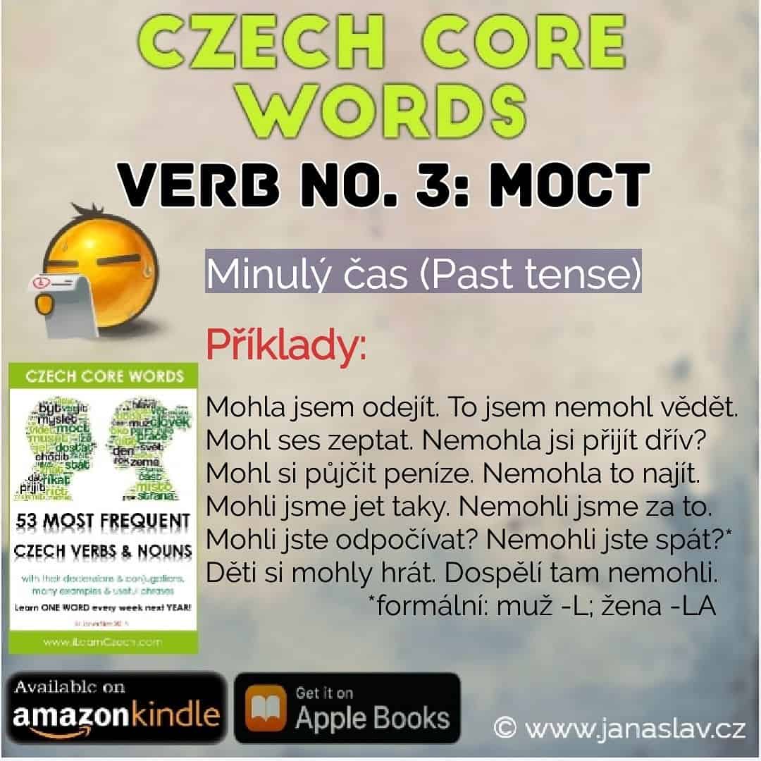 Czech Core Words - Verb No. 3: MOCT - Learn Czech Online for Free