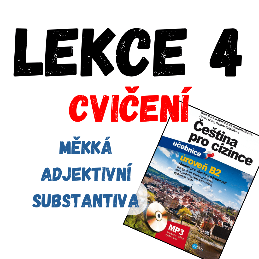 Čeština pro cizince B2/L4: Měkká adjektivní substantiva - Learn Czech ...